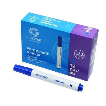 Alkoholos marker 1-4mm, vágott végű Bluering® kék