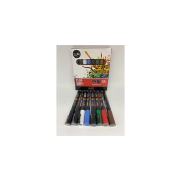 Dekormarker 0,9-1,3mm, Uni Posca PC-3M 8 db-os készlet, "HOLIDAY"