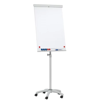 Flipchart tábla mobil 68x105cm, mágneses 5 görgős gurítható X-tra Line Mobil  EL-FC31 Franken