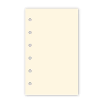 Gyűrűs kalendárium utántöltő csomag  3/510 sárga papíros üres jegyzet S mérethez Realsystem