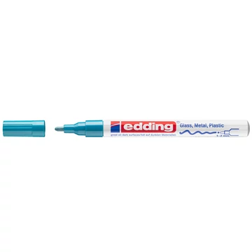 Lakkmarker 1-2mm, kerek Edding 751 világoskék