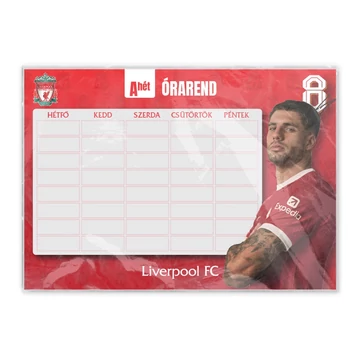 Órarend A5 Liverpool