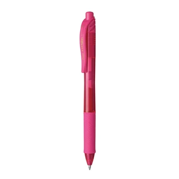 Rollertoll zselés golyóátmérő 0,7 mm, Pentel EnerGelX BL107-PX, írásszín rózsaszín