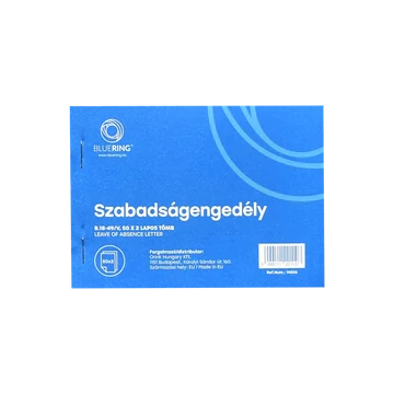 Szabadságengedély A6 50x2lapos B.18-49/V Bluering®