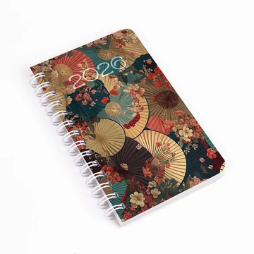 Zsebnaptár spirálozott SP3 mini heti fehér lapokkal ernyők Realsystem 2026.