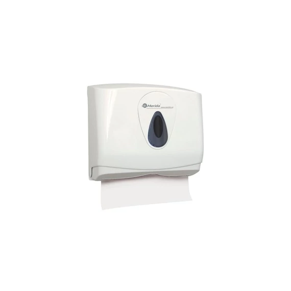 Adagoló hajtogatott kéztörlőhöz műanyag fehér Identity Merida
