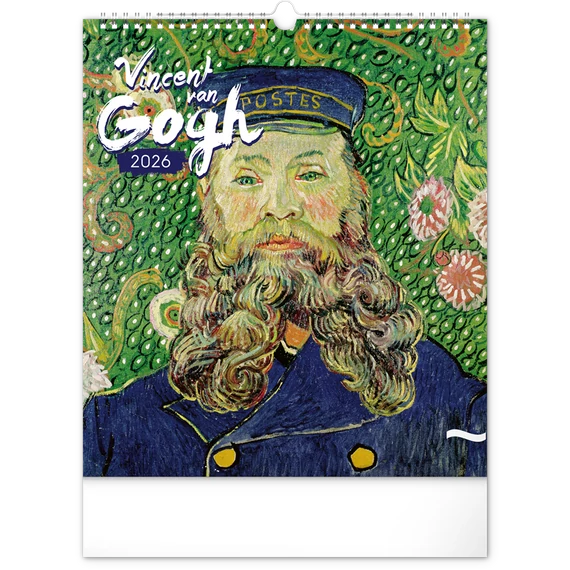 Falinaptár képes  300x340mm Vincent van Gogh Realsystem 2026.