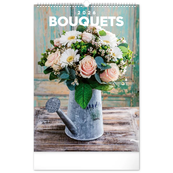 Falinaptár képes  330×460mm Bouquets  Realsystem 2026.