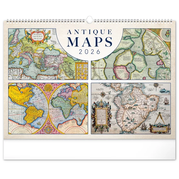 Falinaptár képes  480×330mm Antique Maps Realsystem 2026.