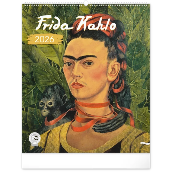 Falinaptár képes  480×560mm Frida Kahlo Realsystem 2026.