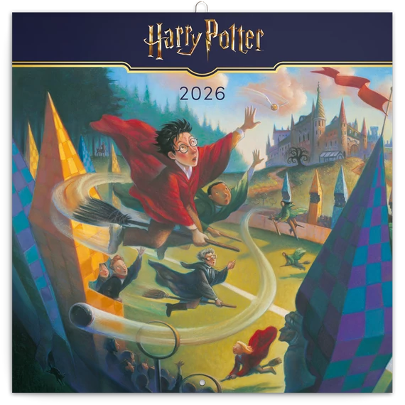 Falinaptár képes lemeznaptár 300x300mm, Harry Potter Realsystem 2026.
