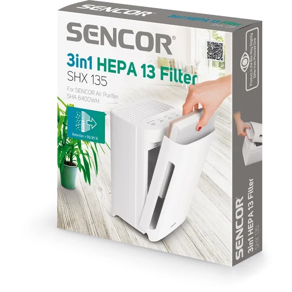 Légtisztító szűrő SENCOR SHX 135 HEPA 13 filter