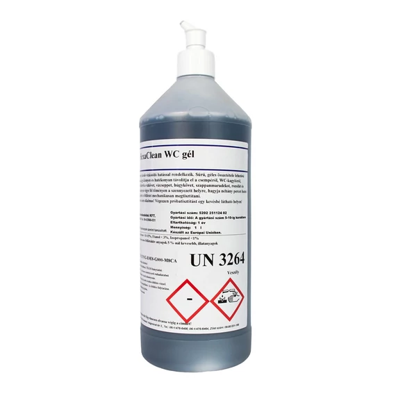 WC tisztító gél 1 liter Hexaclean