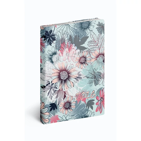 Zsebnaptár álló Fiestina hölgyeknek B/6, heti floral Realsystem 2026.