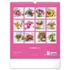 Falinaptár képes  300x340mm Flowers Realsystem 2026.