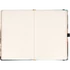 Keménytáblás notesz krémszínű lapokkal leszorító gumiszalaggal Japan 130x210mm, Presco