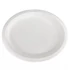 Tányér lapos ovális 25,4 x 19,05 cm komposztálható cukornád 125 db/csomag, natúr