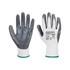 Védőkesztyű PU tenyérmártással nylon méret: M szín: szürke-fehér A310 Portwest