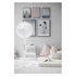 Ventilátor álló 16" 40cm átmérő 40W, fehér Platinet